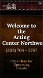 Mobile Screenshot of actingcenternw.com